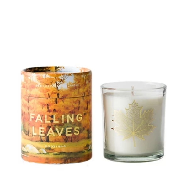 Debi Lilly Accents 325 Debi Lilly Falling Leaves Boxed Candle